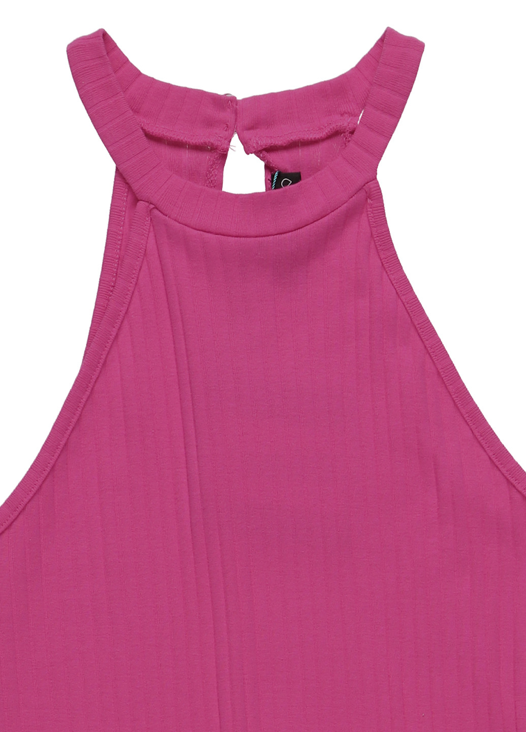 Фуксиновое (цвета Фуксия) кэжуал платье силуэтная Even & Odd однотонное