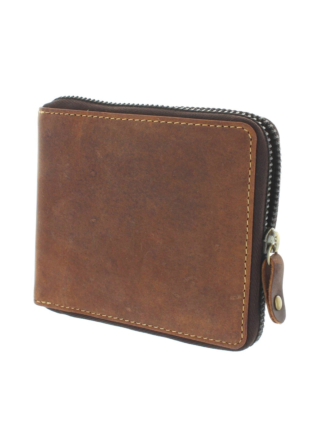 Кошелек мужской кожаный на молнии 702 Visconti (254314282)