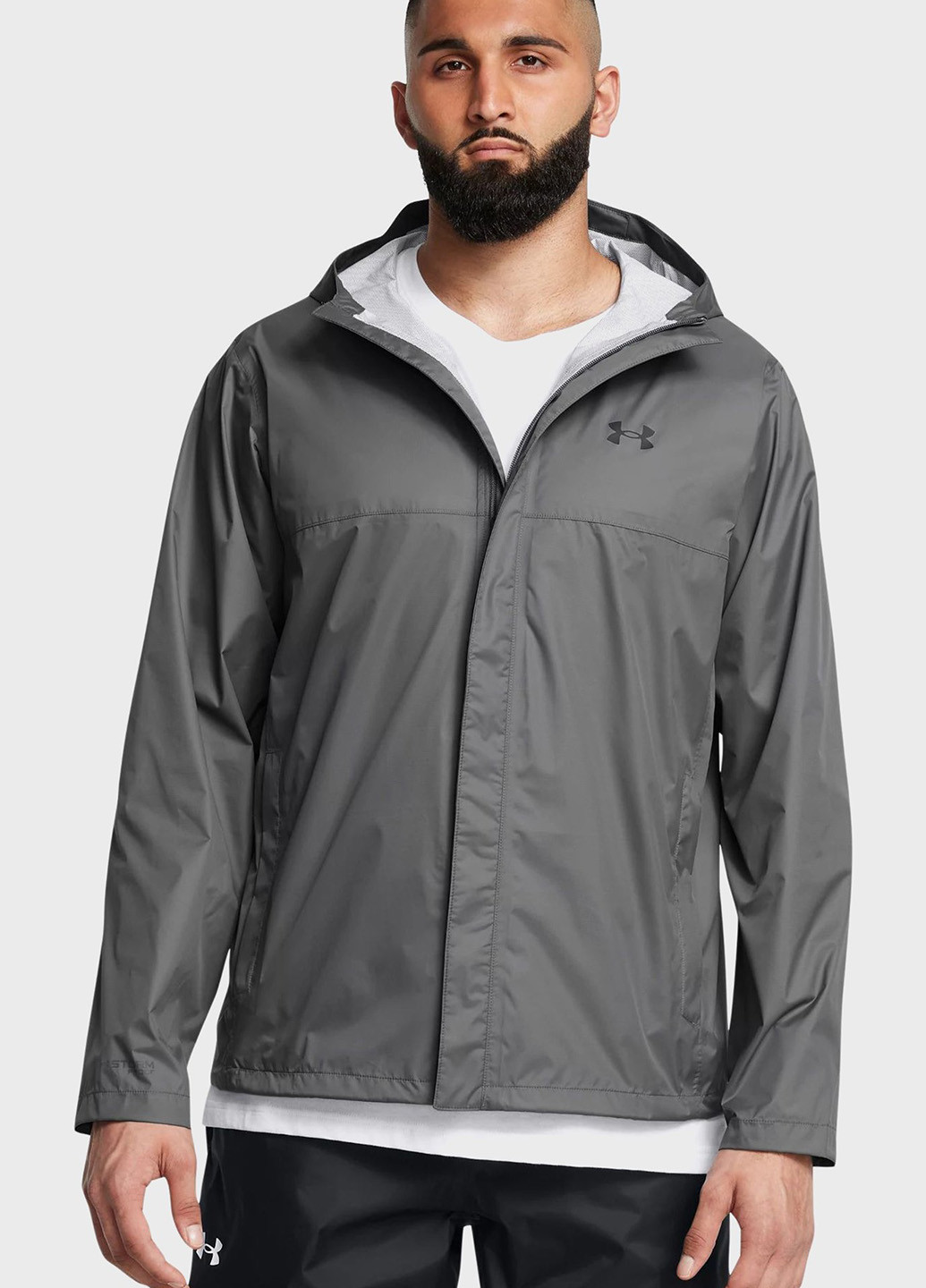 Сіра демісезонна вітровка Under Armour