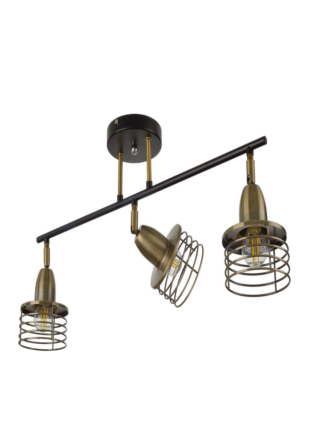 Светильник спот HTL-212/3 E27 AB/CH Brille (193196068)