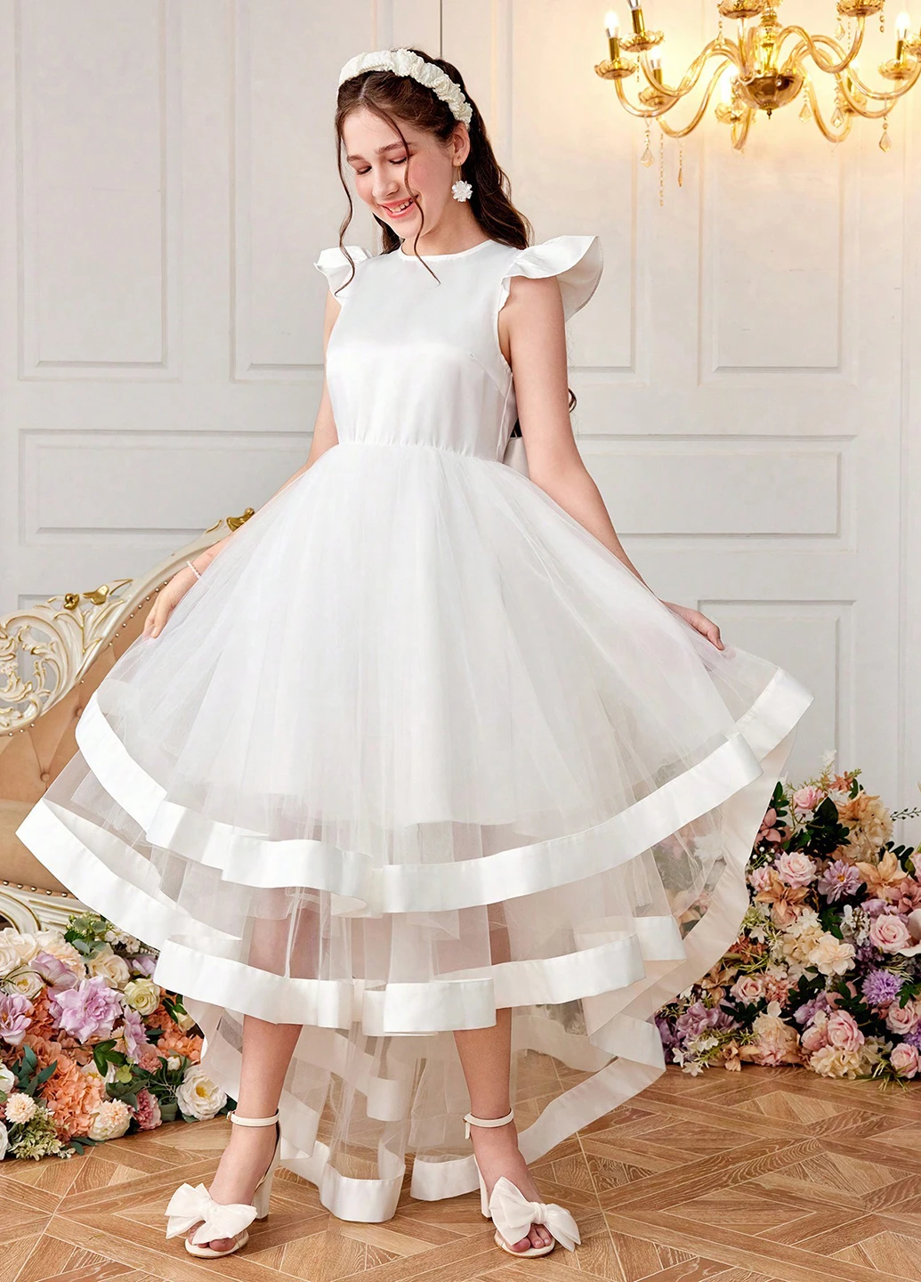 Біла сукня SHEIN (325263865)
