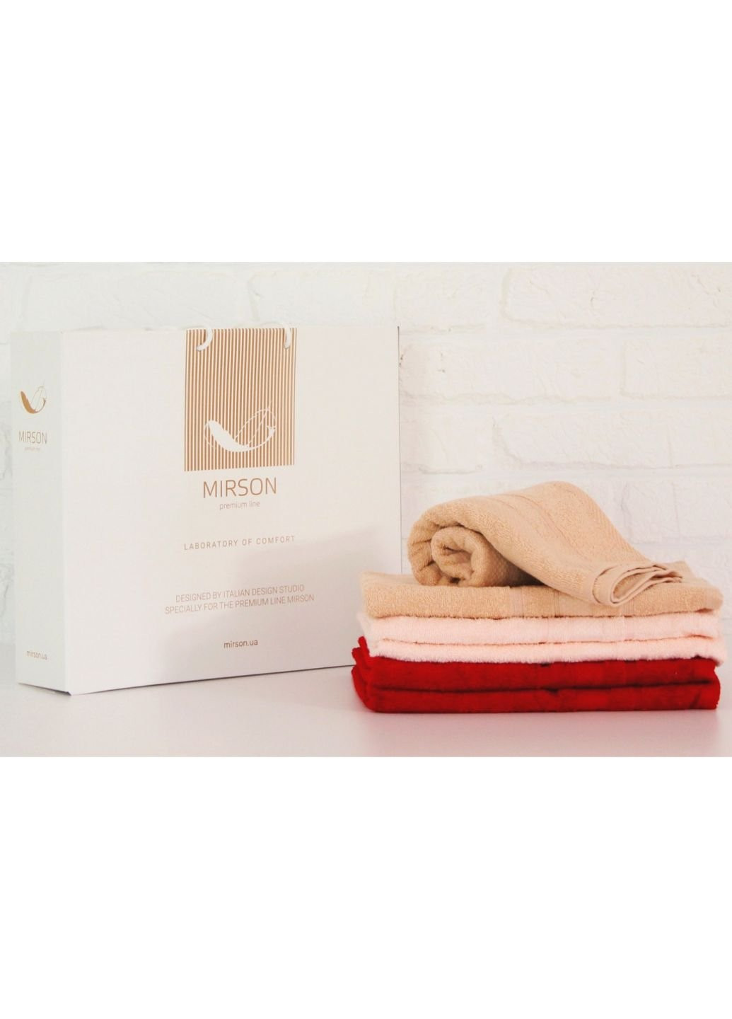 Mirson полотенце набор банных №5099 elite softnes marvelous 50х90 6 шт (2200003525465) комбинированный производство - Украина
