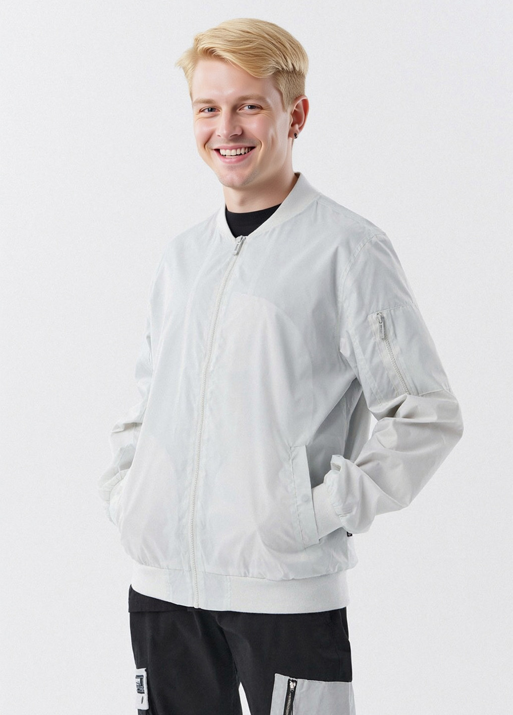 Бомбер Cropp на молнии (362448860)