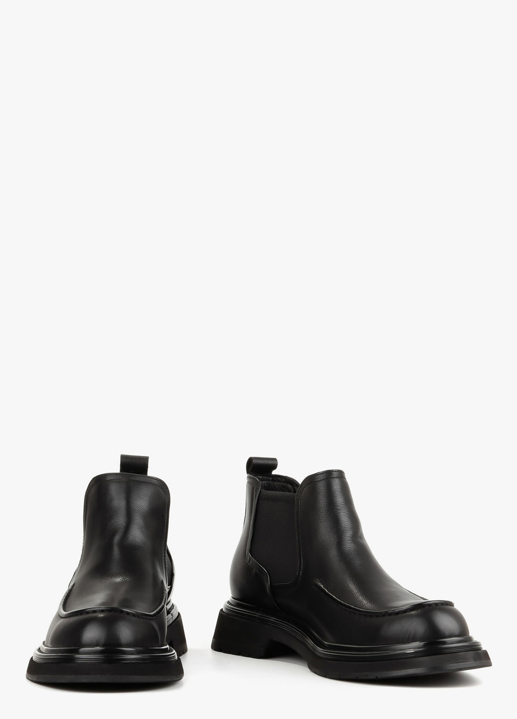 Черные осенние ботинки челси Le'BERDES