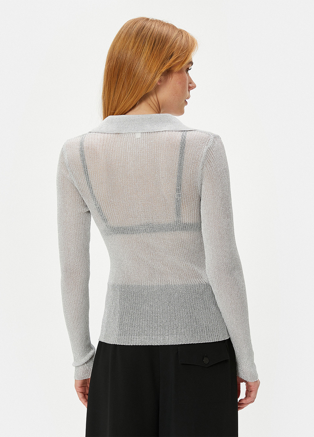 Срібний демісезонний пуловер пуловер KOTON