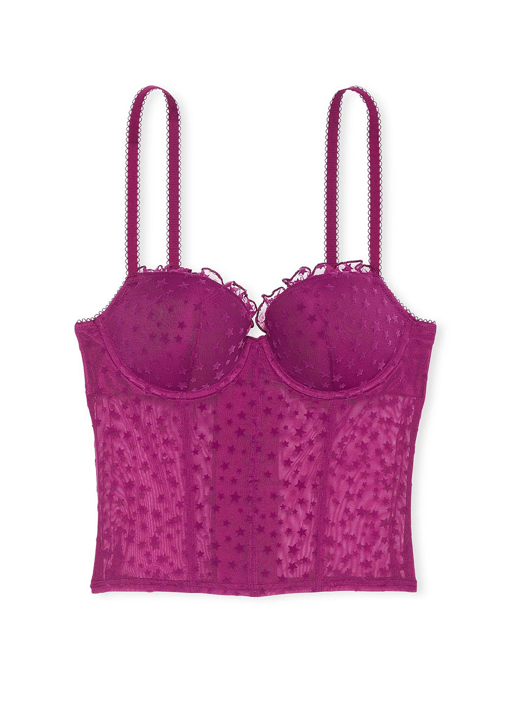 Фиолетовый демисезонный комплект (топ, трусики) Victoria's Secret