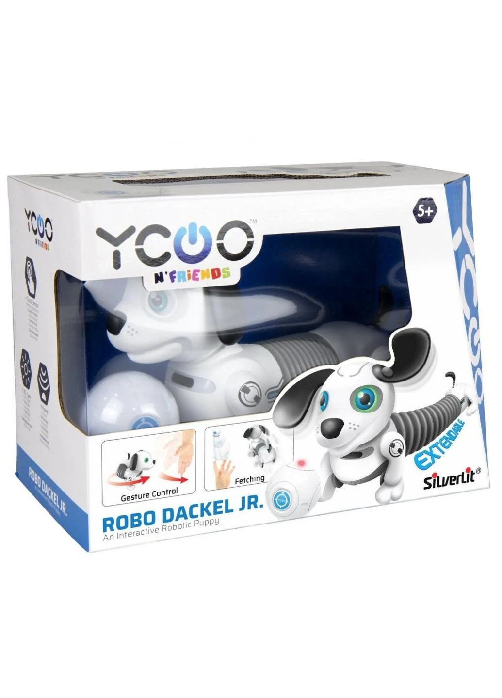 Інтерактивна іграшка робот-собака DACKEL JUNIOR (88578) Silverlit (254068144)