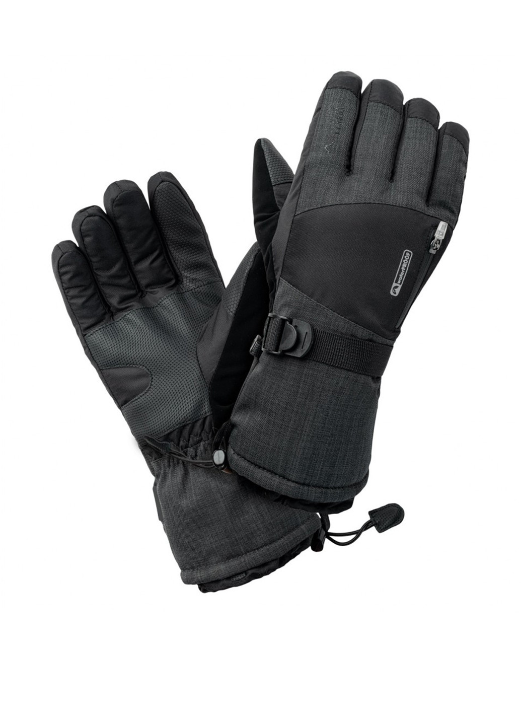 Перчатки лыжные Elbrus rihhar-grey melange/black (254550732)