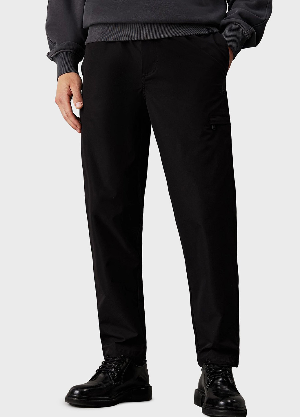 Черные классические, кэжуал демисезонные классические брюки Calvin Klein Jeans