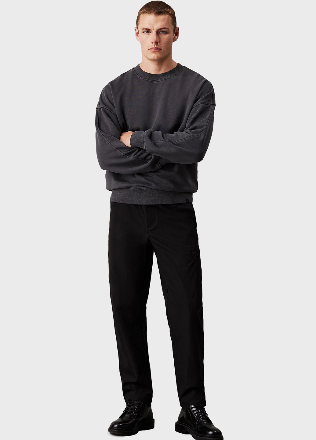 Черные классические, кэжуал демисезонные классические брюки Calvin Klein Jeans