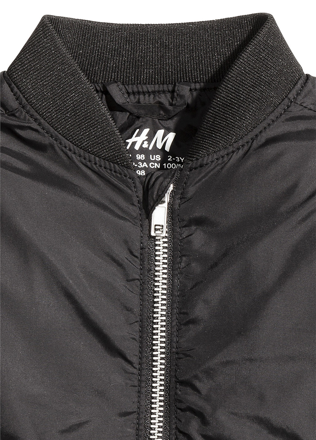 Черный демисезонный Бомбер H&M