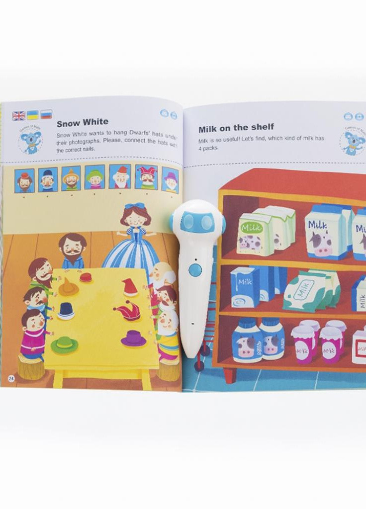 Інтерактивна іграшка розвиваюча книга The Games of Math (Season 3) №3 (SKBGMS3) Smart Koala (203961283)