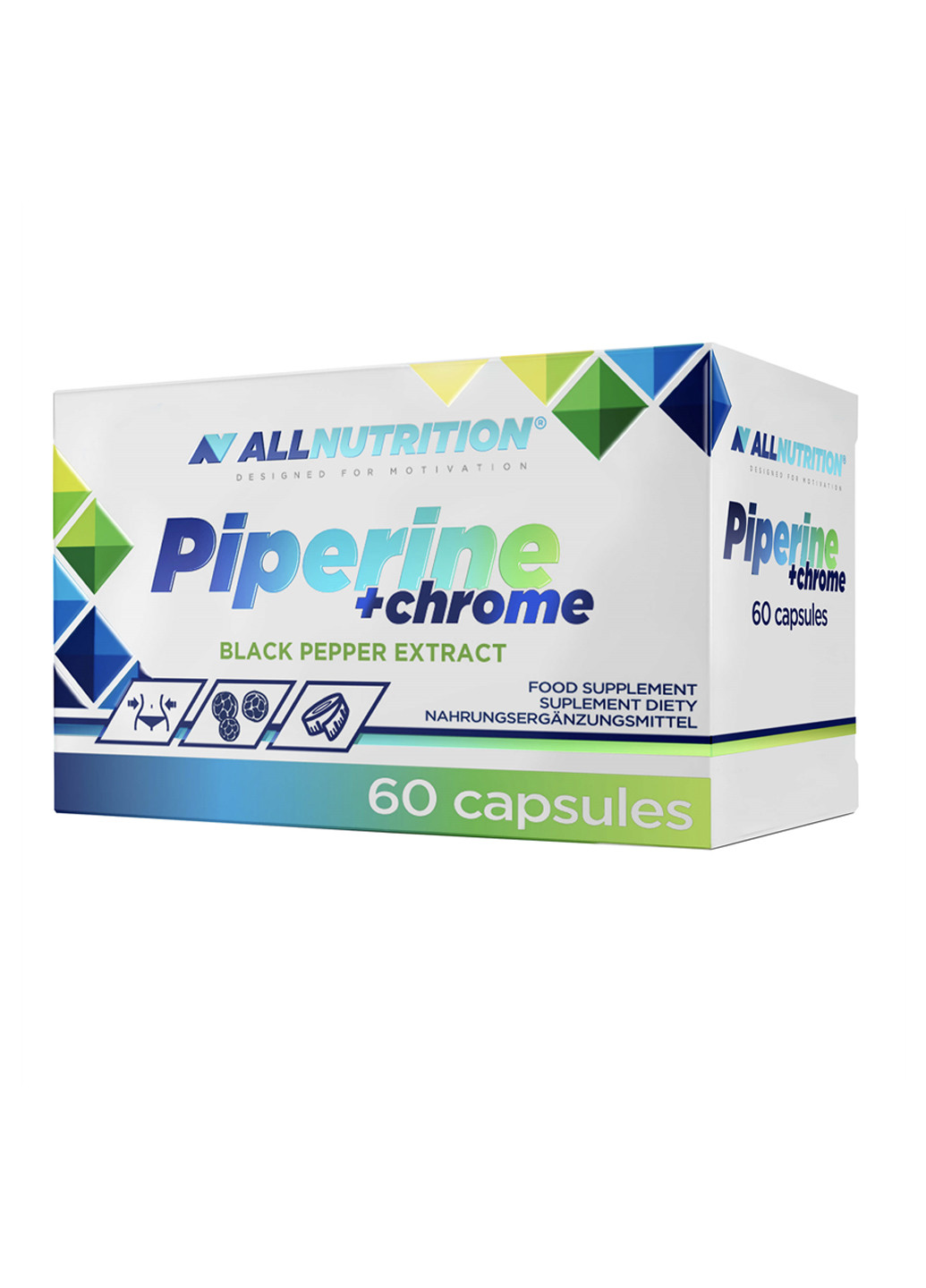 Минералы Пиперин + Хром Piperine + Chrome - 60 caps ] Allnutrition (240066442)