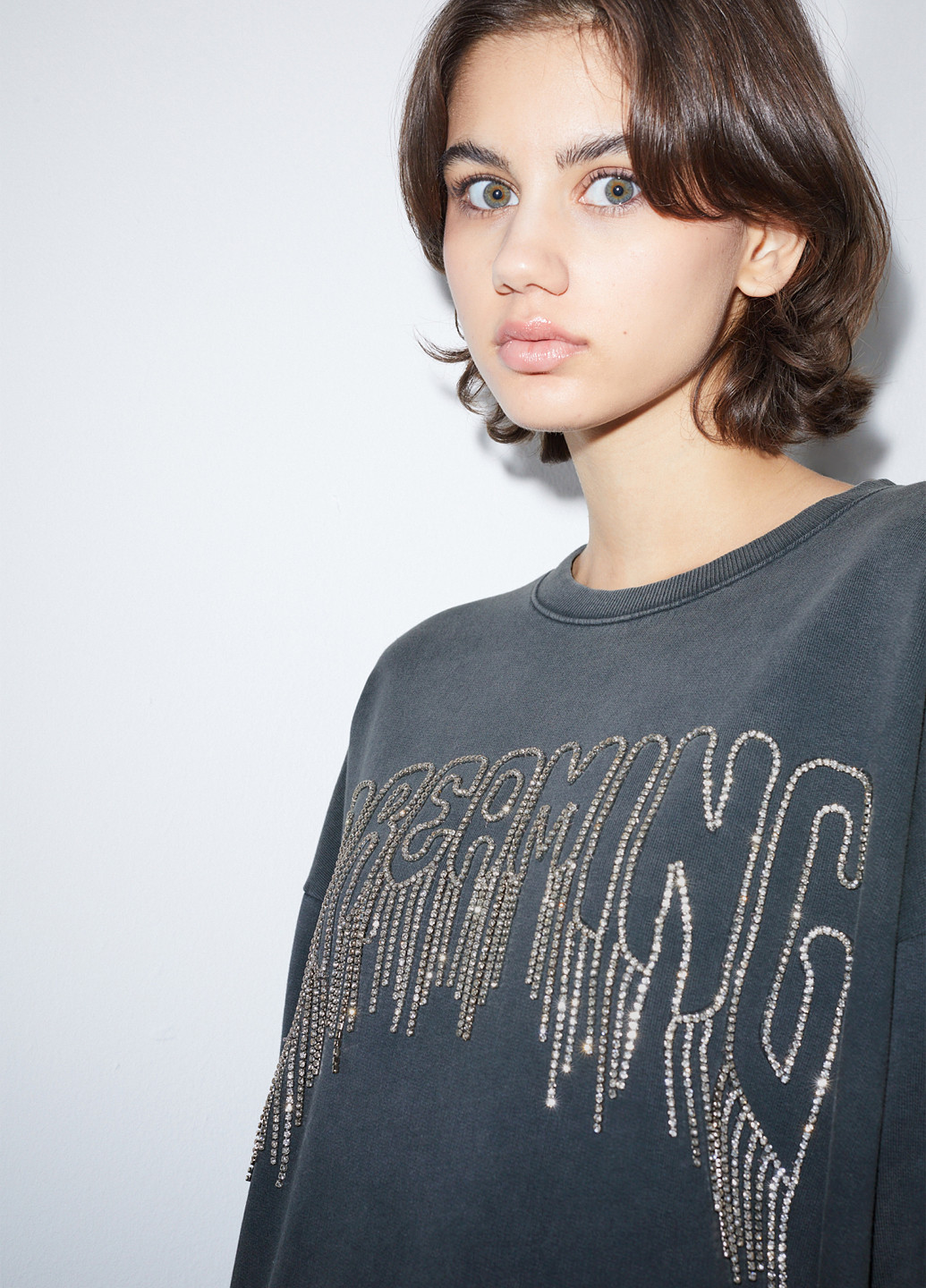 Темно-сіра кежуал сукня сукня-світшот C&A однотонна