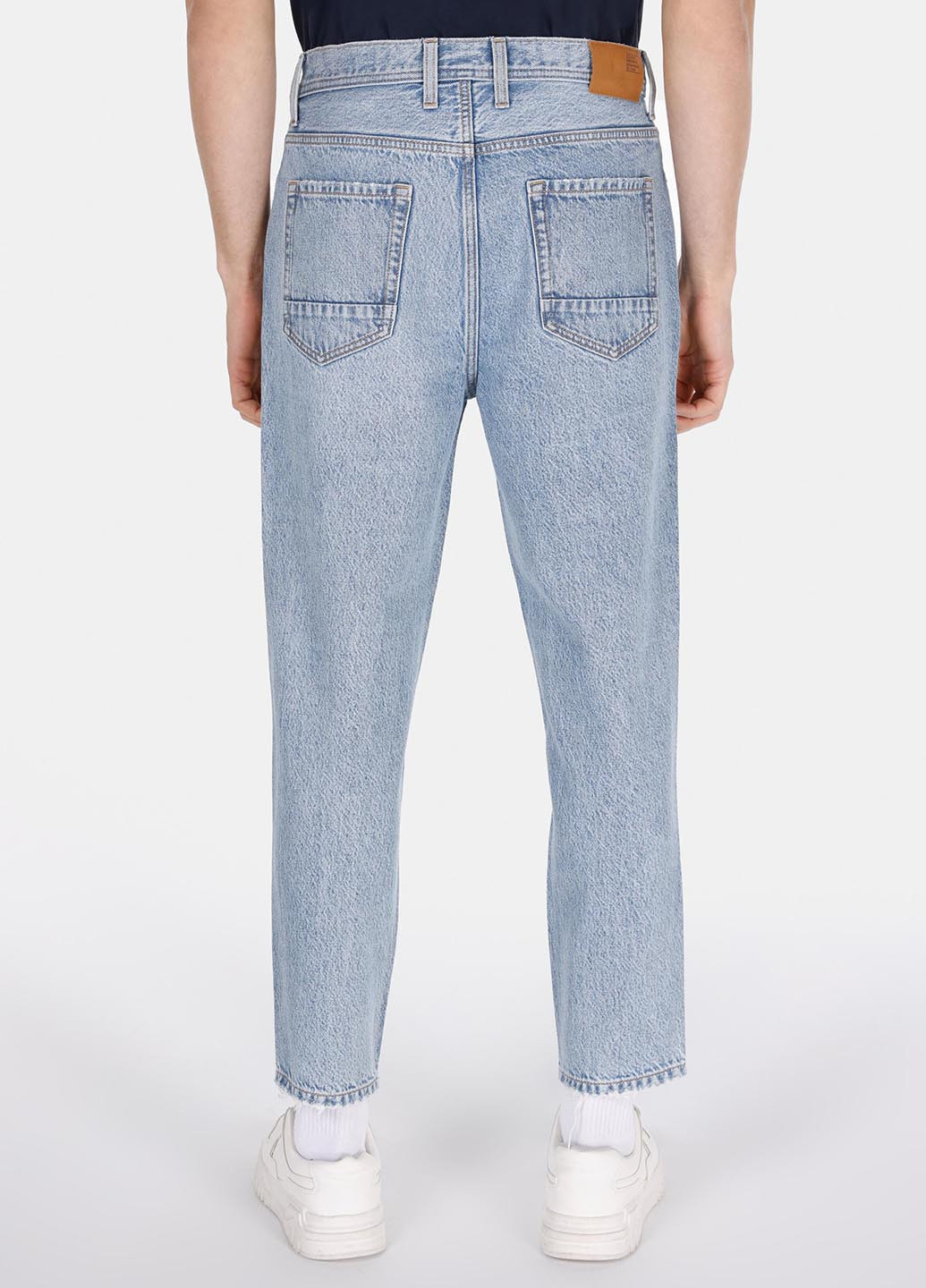 Голубые демисезонные укороченные джинси Colin's