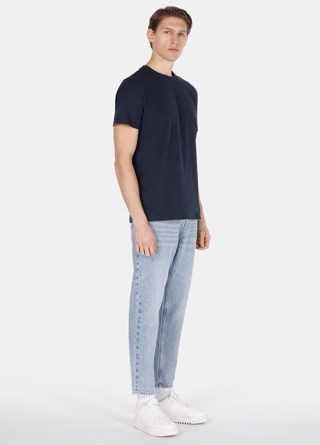 Голубые демисезонные укороченные джинси Colin's