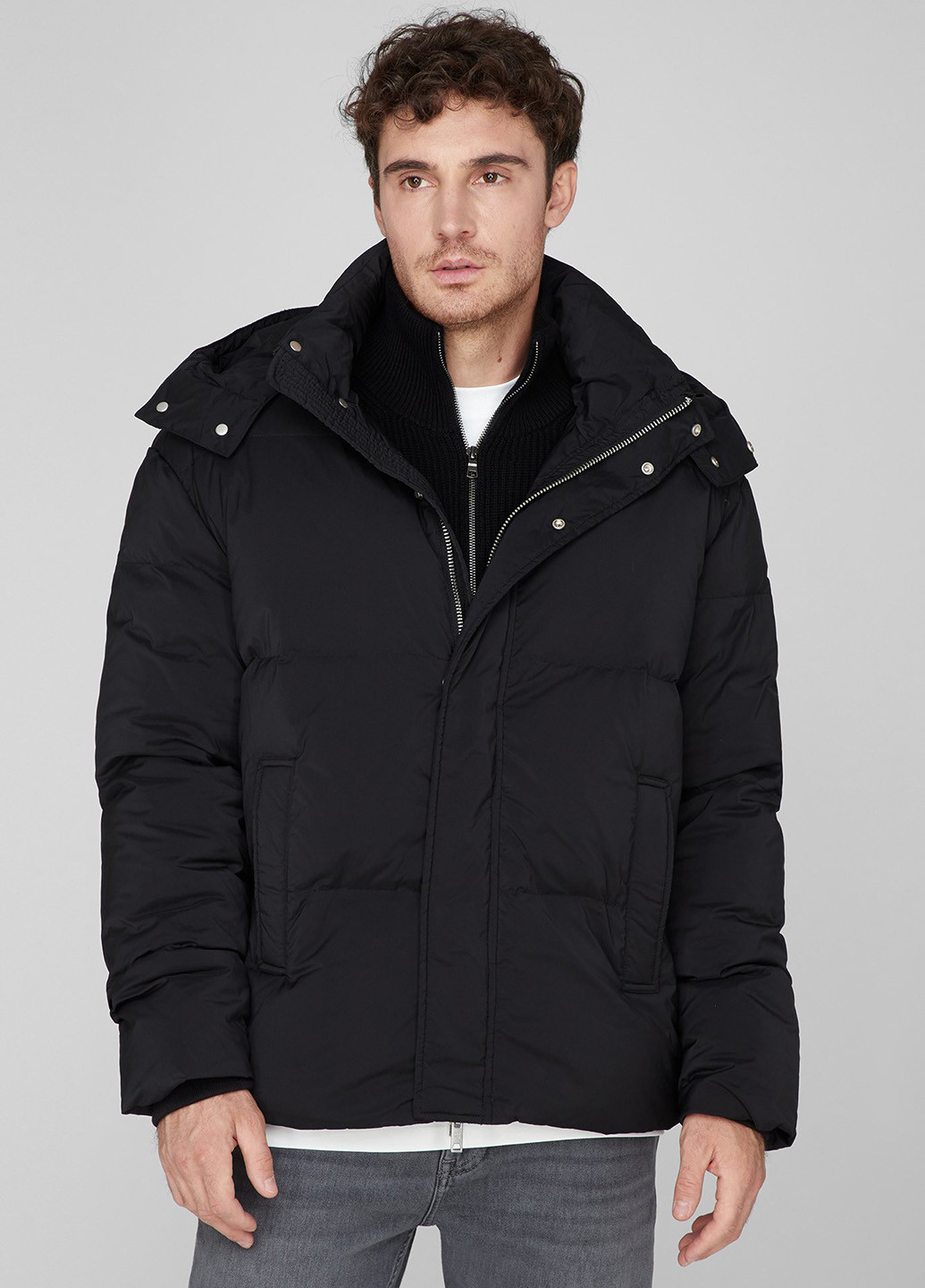 Черный зимний Пуховик PRPY