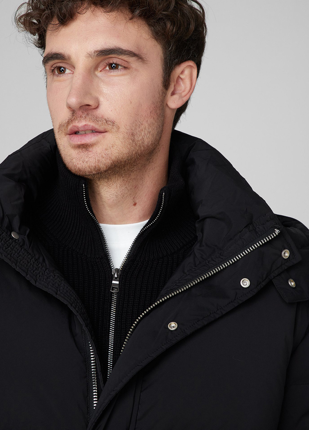 Черный зимний Пуховик PRPY