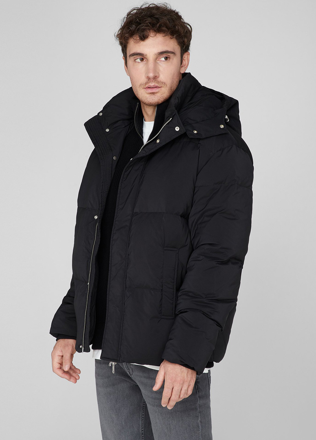 Черный зимний Пуховик PRPY