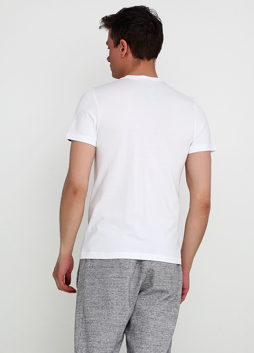 Белая футболка с коротким рукавом adidas