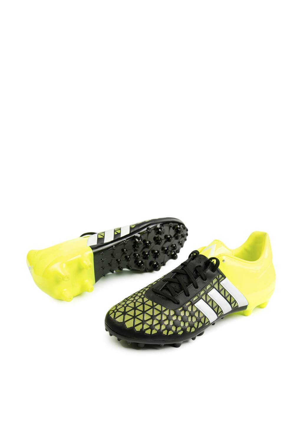 Бутси adidas абстрактні кислотно-жовті спортивні