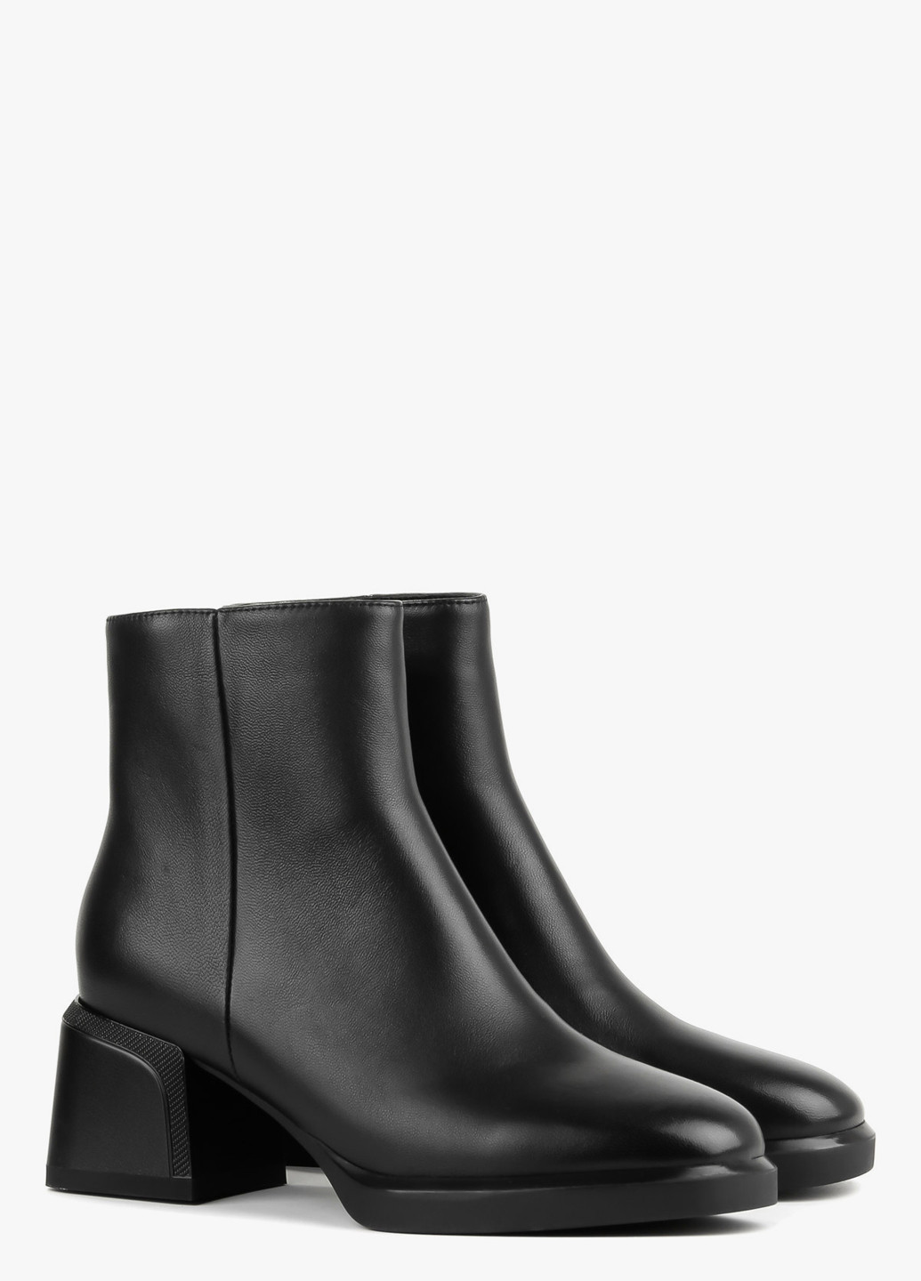 Черные демисезонная ботильоны Le'BERDES