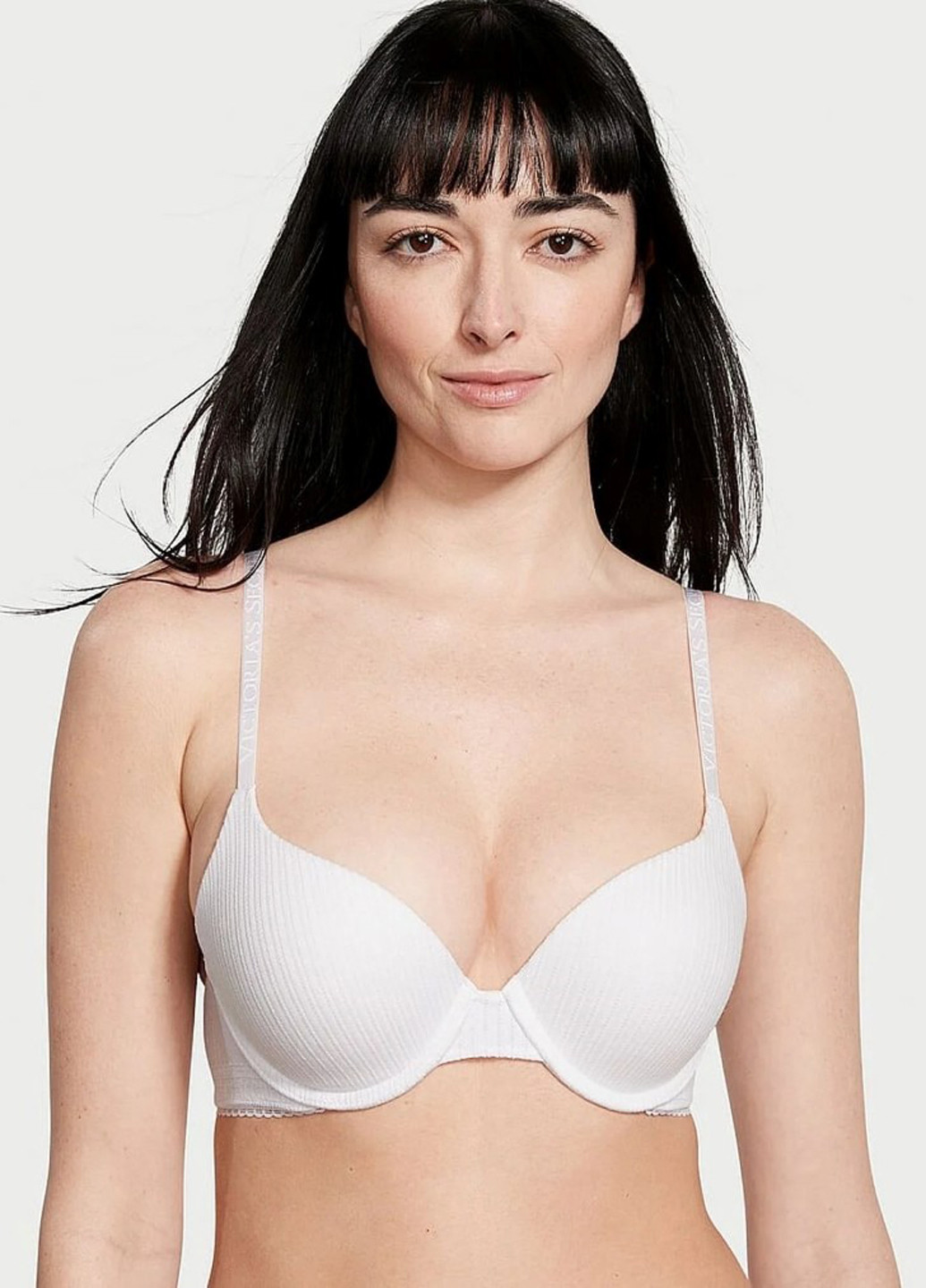 Білий демісезонний комплект (бюстгальтер, трусики) Victoria's Secret