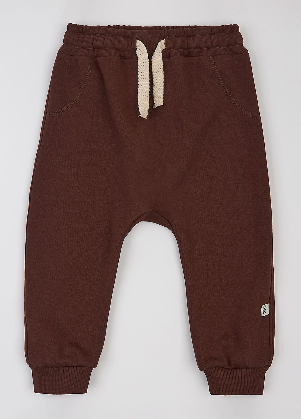 Коричневые спортивные демисезонные джоггеры брюки KRAKO