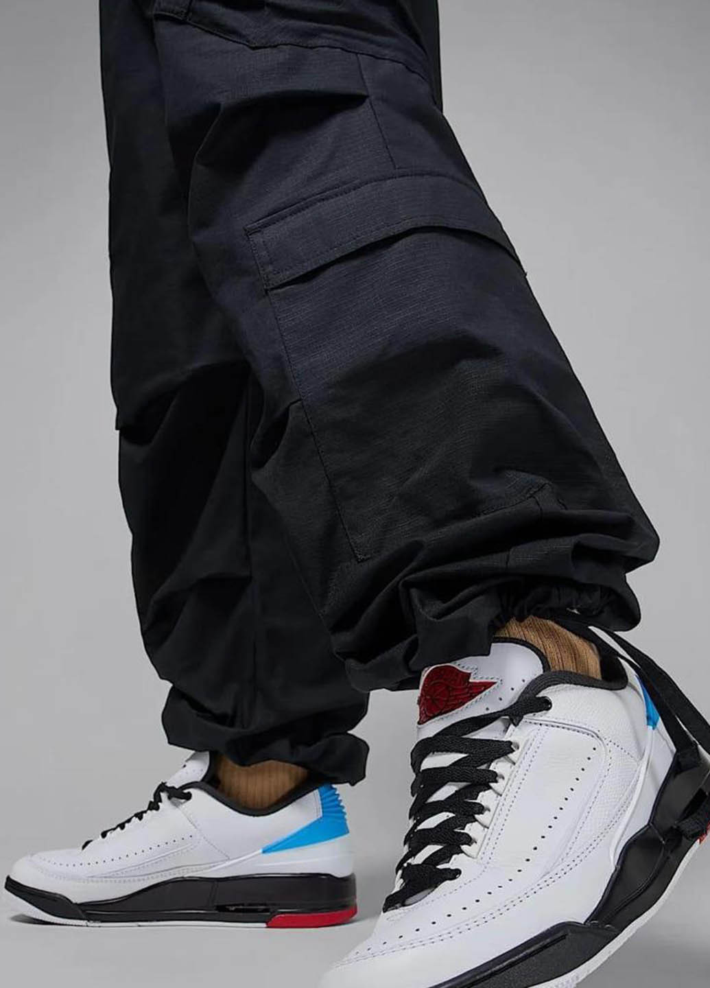 Черные кэжуал демисезонные карго брюки Nike