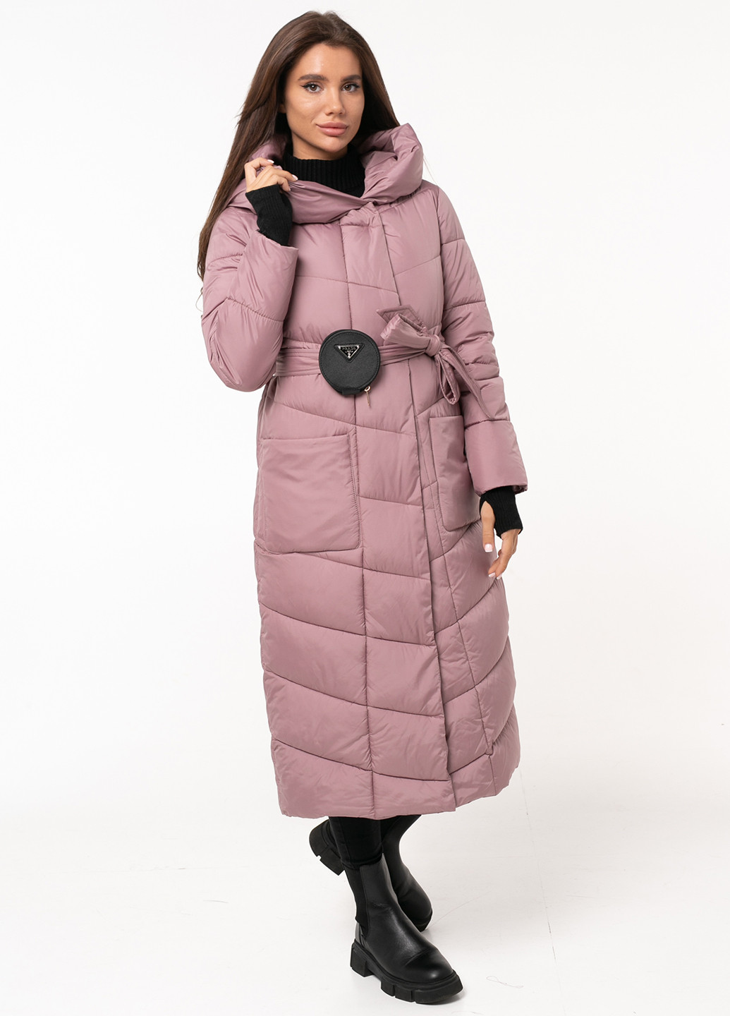 Темно-розовая зимняя куртка Icon