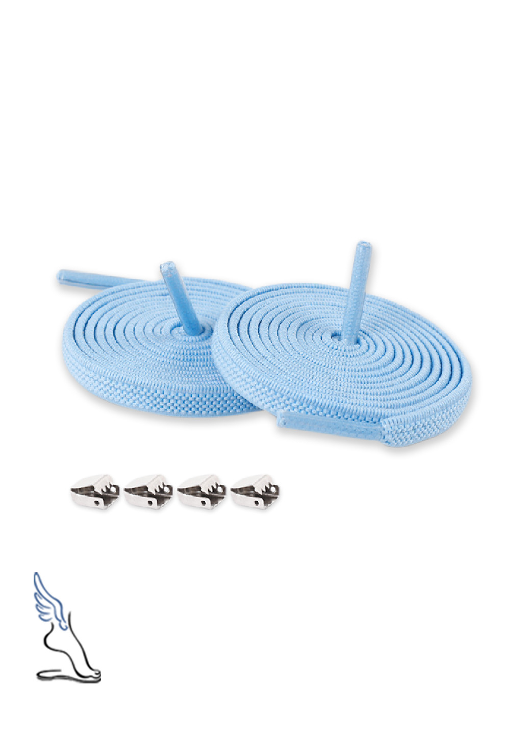 Кольорові еластичні шнурки-гумки з фіксатором-затискачем, 105 см, колір №19 No Brand (253654581)