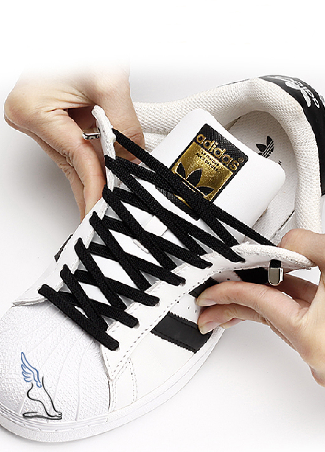 Кольорові еластичні шнурки-гумки з фіксатором-затискачем, 105 см, колір №19 No Brand (253654581)