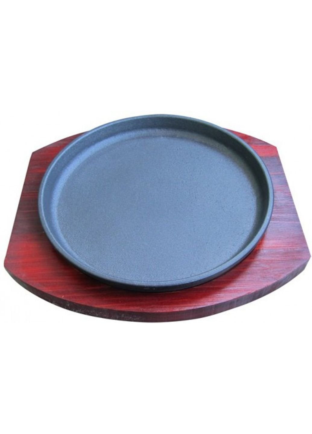 Сковорода 19 см чугунная, с деревянной подставкой М-9934 Empire (253630948)