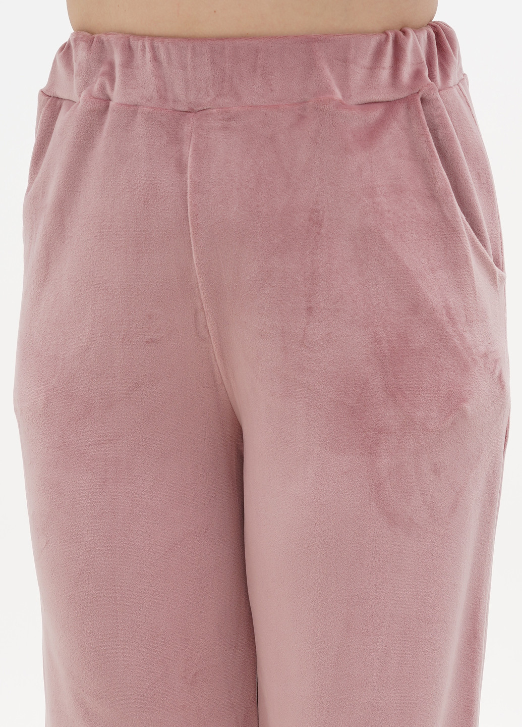 Розовый демисезонный комплект (футболка, брюки) Fleri