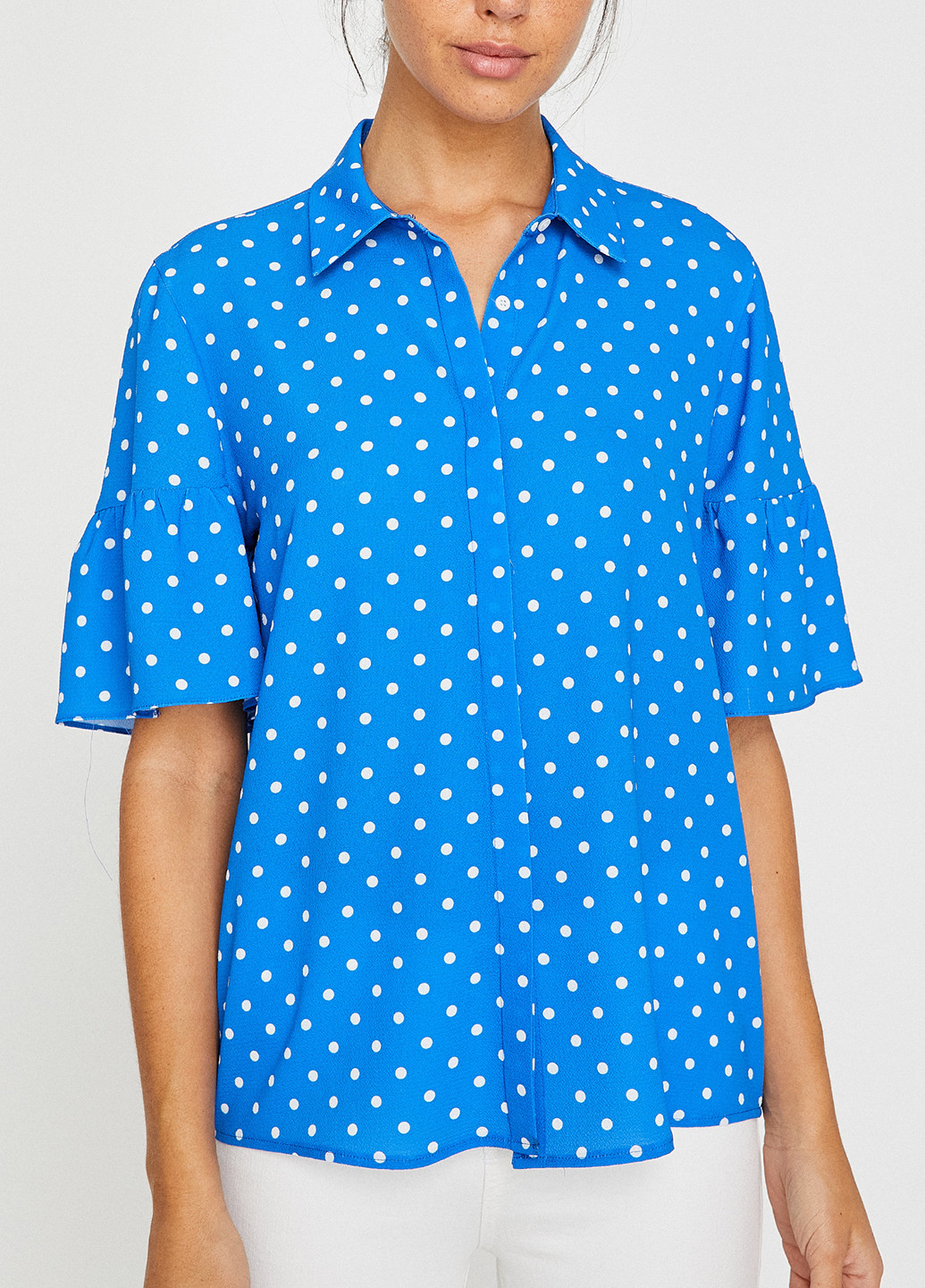 Блакитна літня блуза KOTON