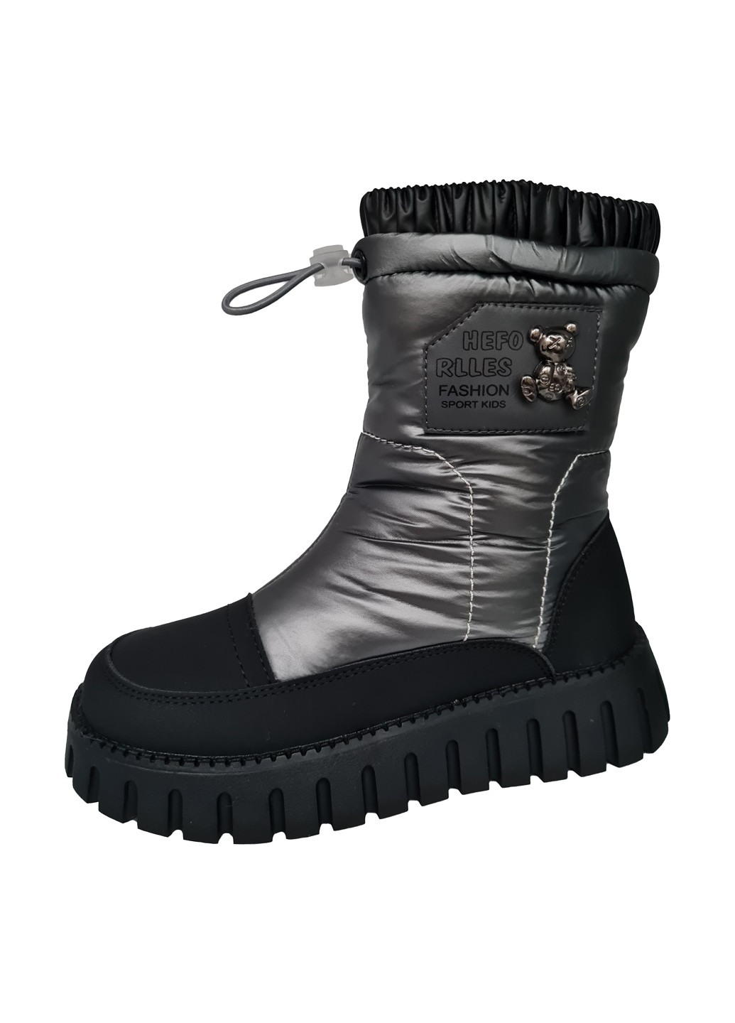 Черные кэжуал зимние ботинки Канарейка