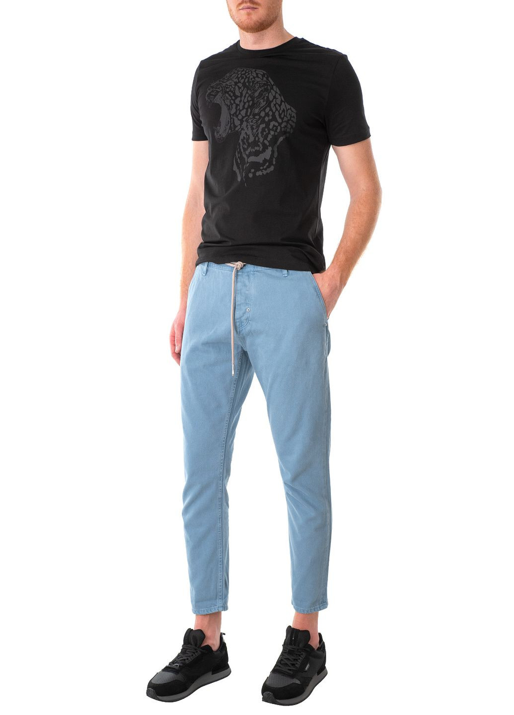 Голубые летние джинсы Antony Morato