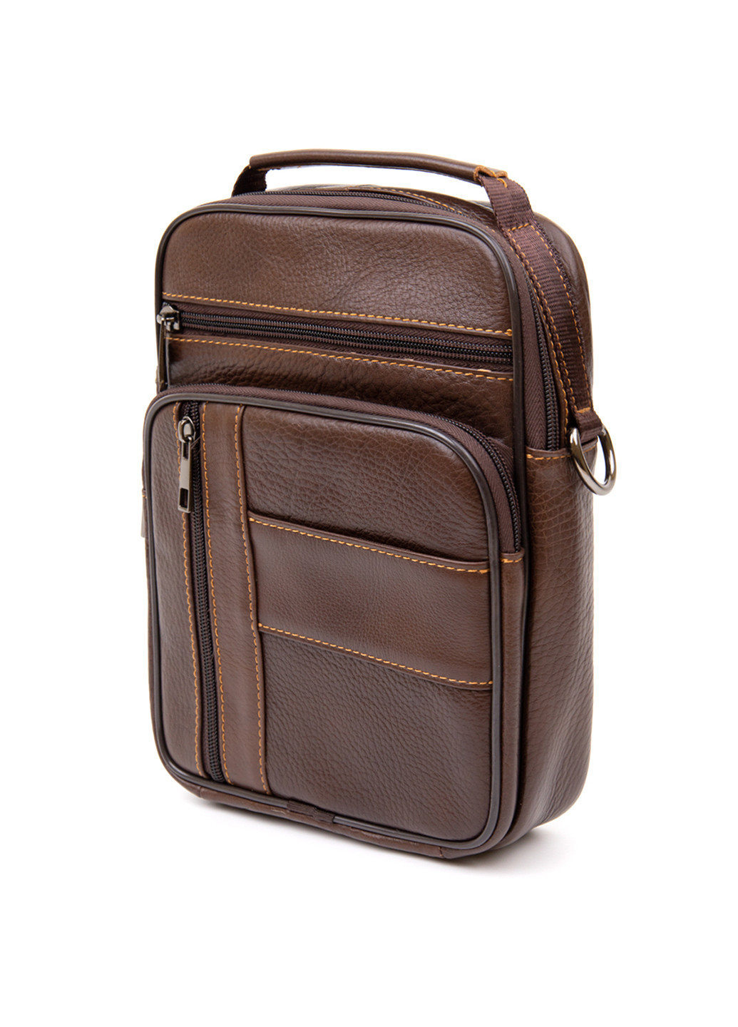 Чоловік шкіряний месенджер 20х25х6 см Vintage (252128660)