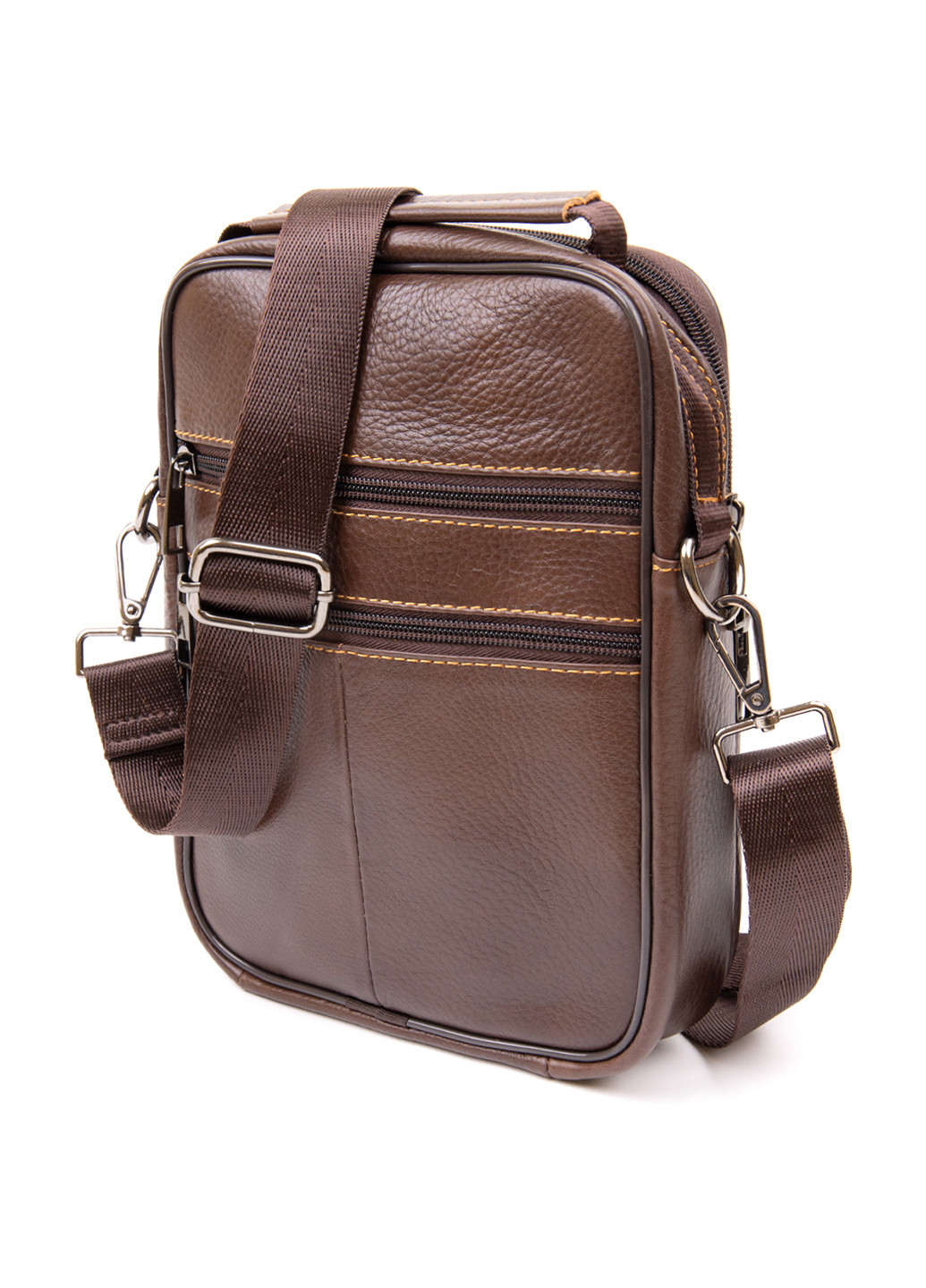 Чоловік шкіряний месенджер 20х25х6 см Vintage (252128660)
