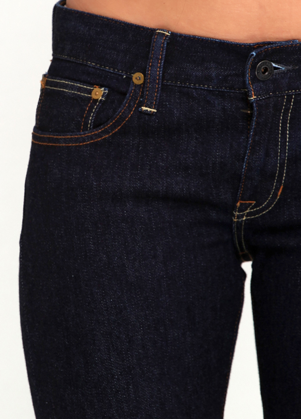 Темно-синие демисезонные прямые джинсы Ralph Lauren