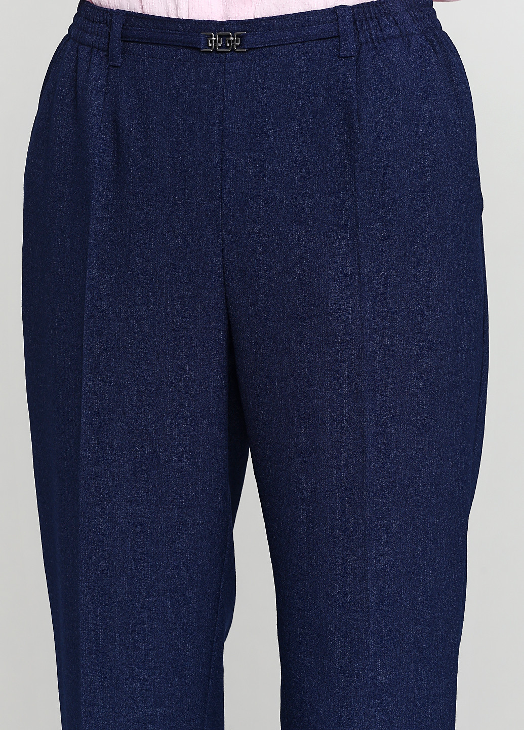 Темно-синие кэжуал демисезонные брюки BRANDTEX CLASSIC
