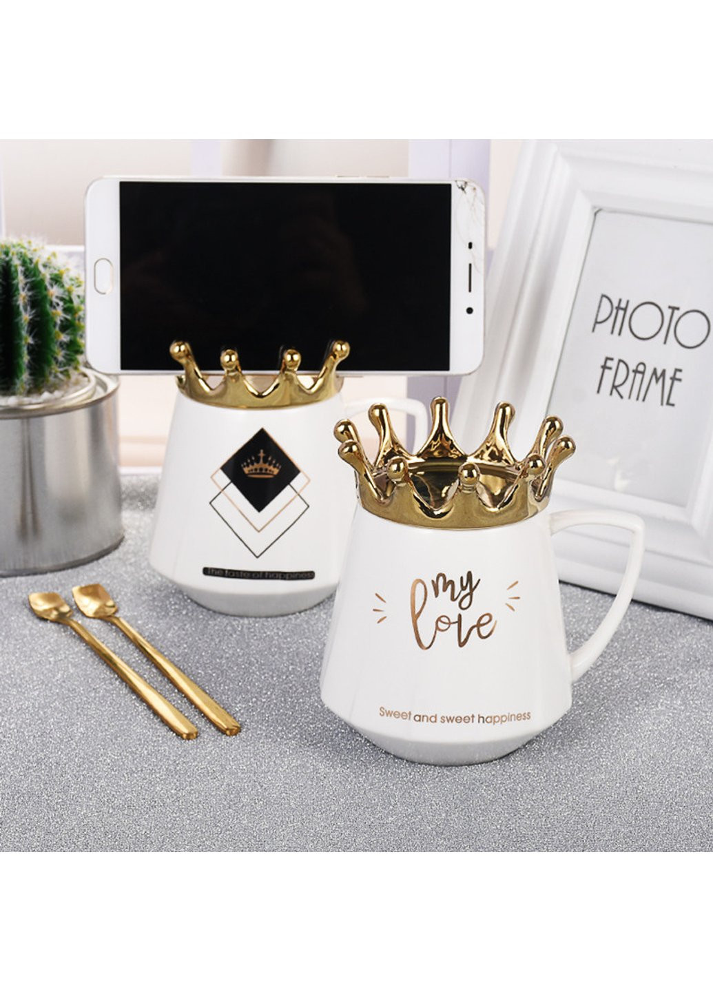 Кружка с крышкой My love 6819 350 мл Power (254416614)