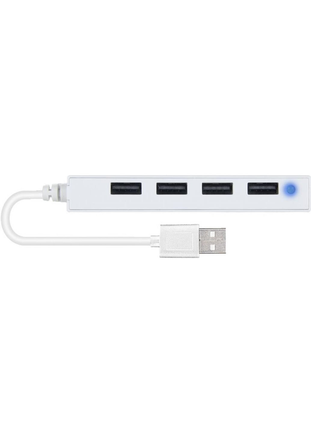 Концентратор SNAPPY SLIM USB Hub, 4-Port, USB 2.0, Passive, White (SL-140000-WE) Speedlink (250125382)