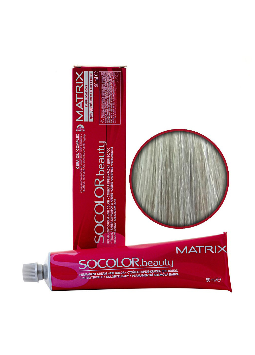 10AV, краска для волос Violet Smoke (перламутрово-пепельный очень очень светлый блондин), 90 мл Matrix (77023533)
