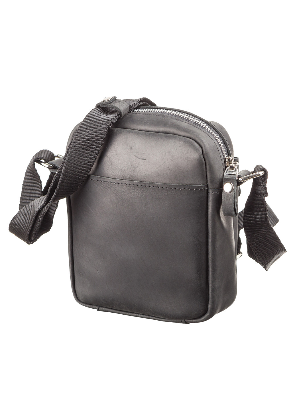 Мужская кожаная сумка 14х16х5 см Shvigel (229461388)