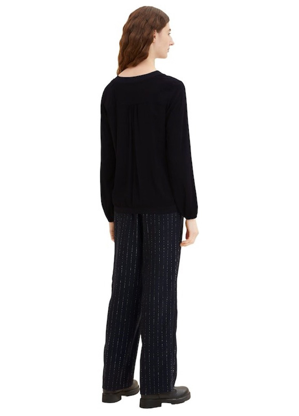 Чорна блуза Tom Tailor