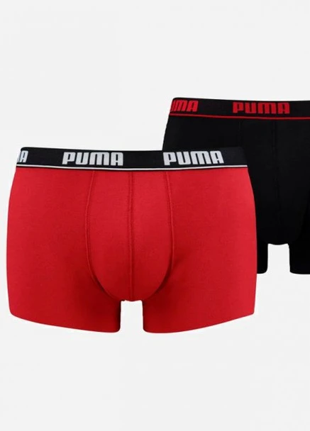 Труси-шорти Basic Boxer 2P 88887066 XL 2 шт Red/Black (8718824610221) Puma (252535974)