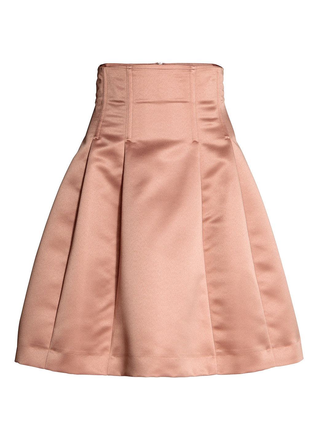 Пудровая кэжуал юбка H&M мини