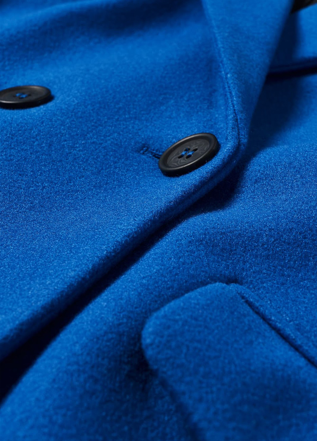 Синее демисезонное Пальто двубортное C&A