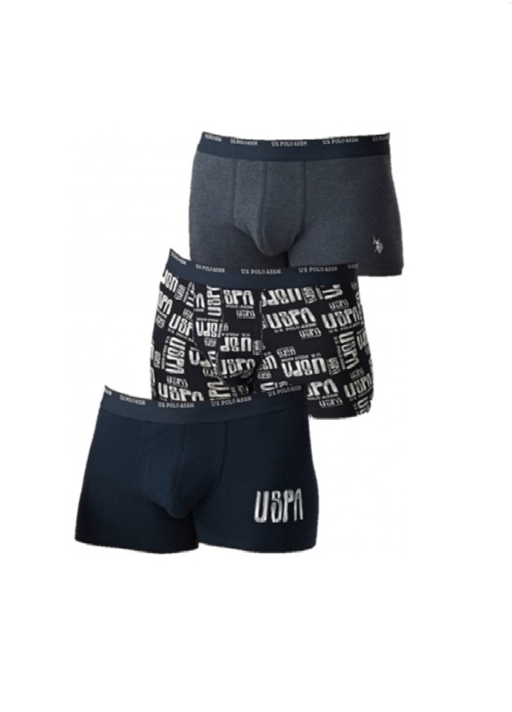 Набор мужских трусов-боксеров U.S.Polo Assn 80338 (252933667)